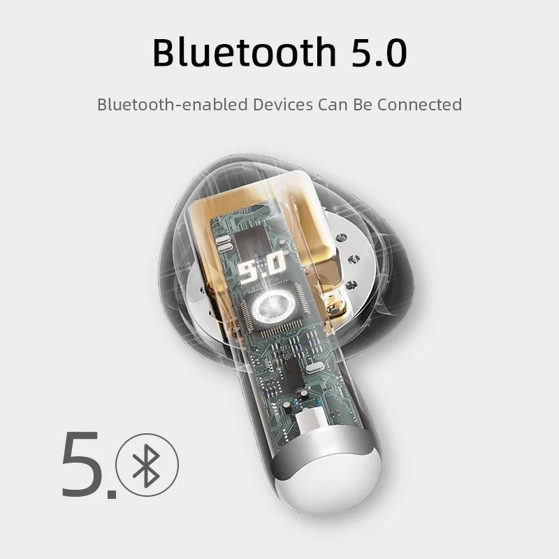 Headphones Bluetooth 5.3 sem fio