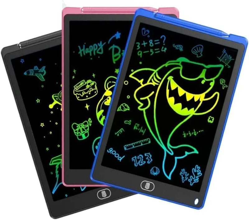 Tablet Lousa Digital Infantil LCD "8.5,10,12” com Caneta - Tablet Completo