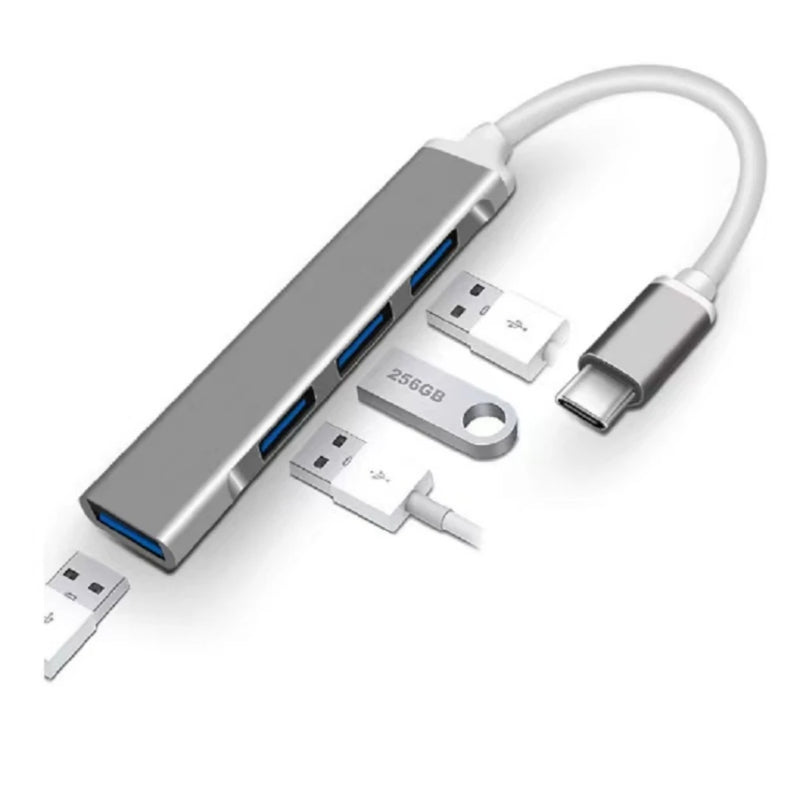 Extensor de USB, 4 entradas para ampliar suas portas USB do computador