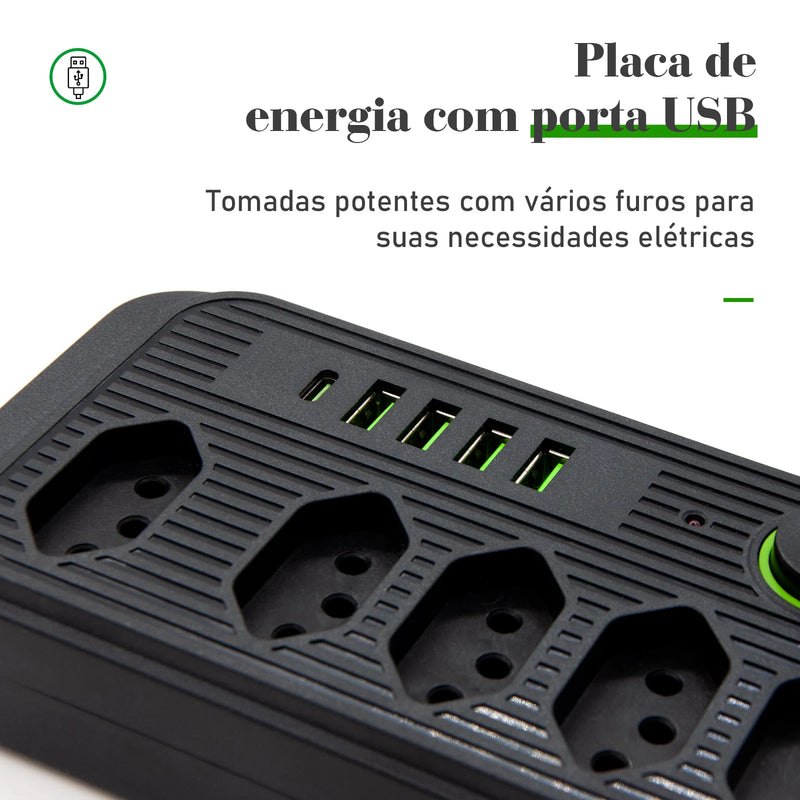 Extension Outlet, Line Filter, Power Extension, USB Socket, Plug, Water Plug, Brazil Line Filter, 100-220V,10A