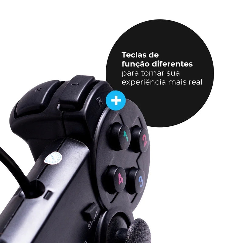 Controle para Jogos Console E Computador Entrada Usb