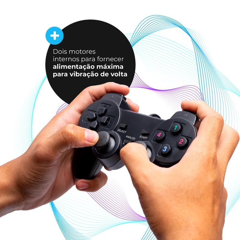 Controle para Jogos Console E Computador Entrada Usb